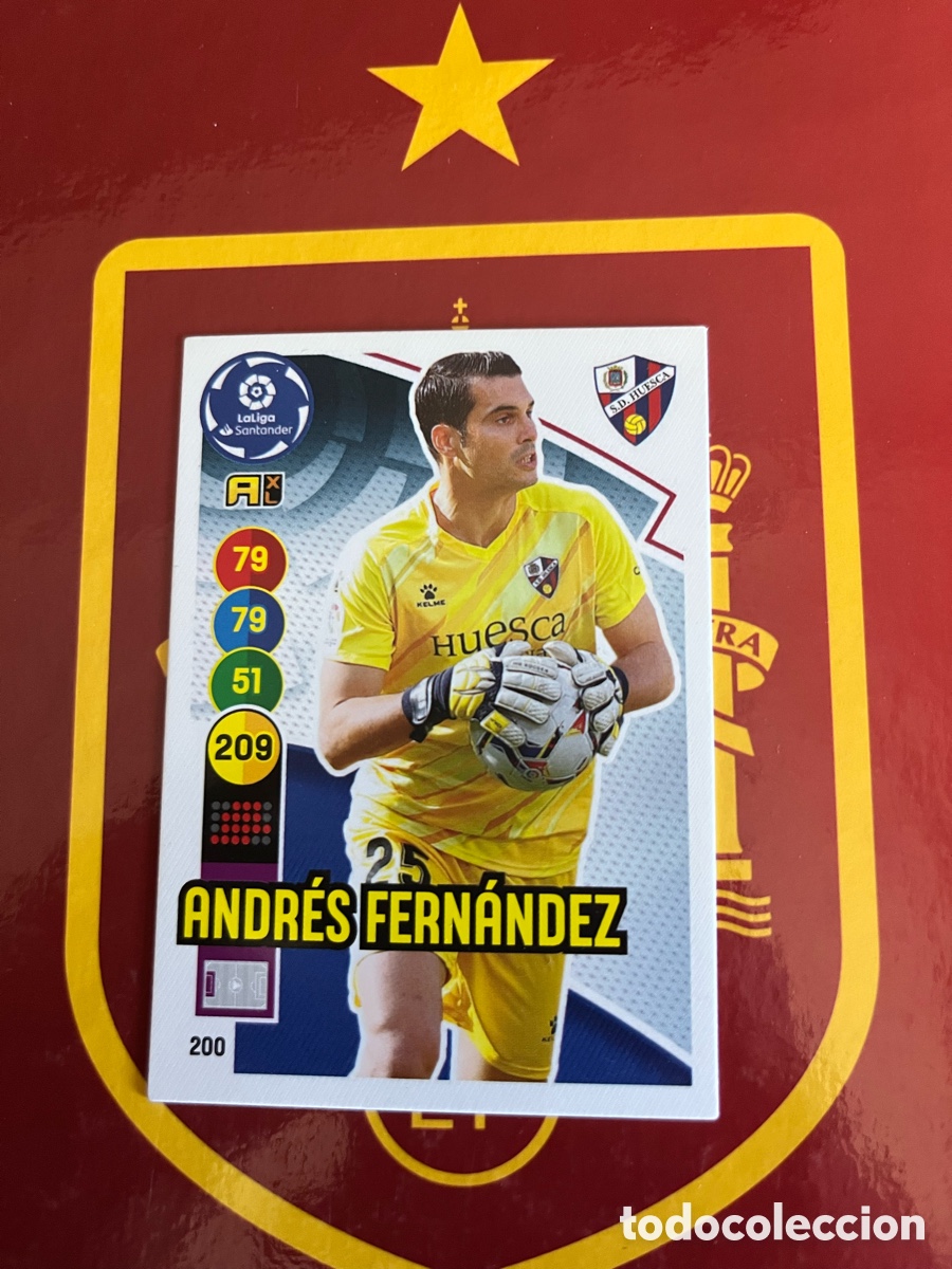 Cromos de Futebol: 200 ANDR&Eacute;S FERN&Aacute;NDEZ ADRENALYN 2020 2021 20 21 HUESCA