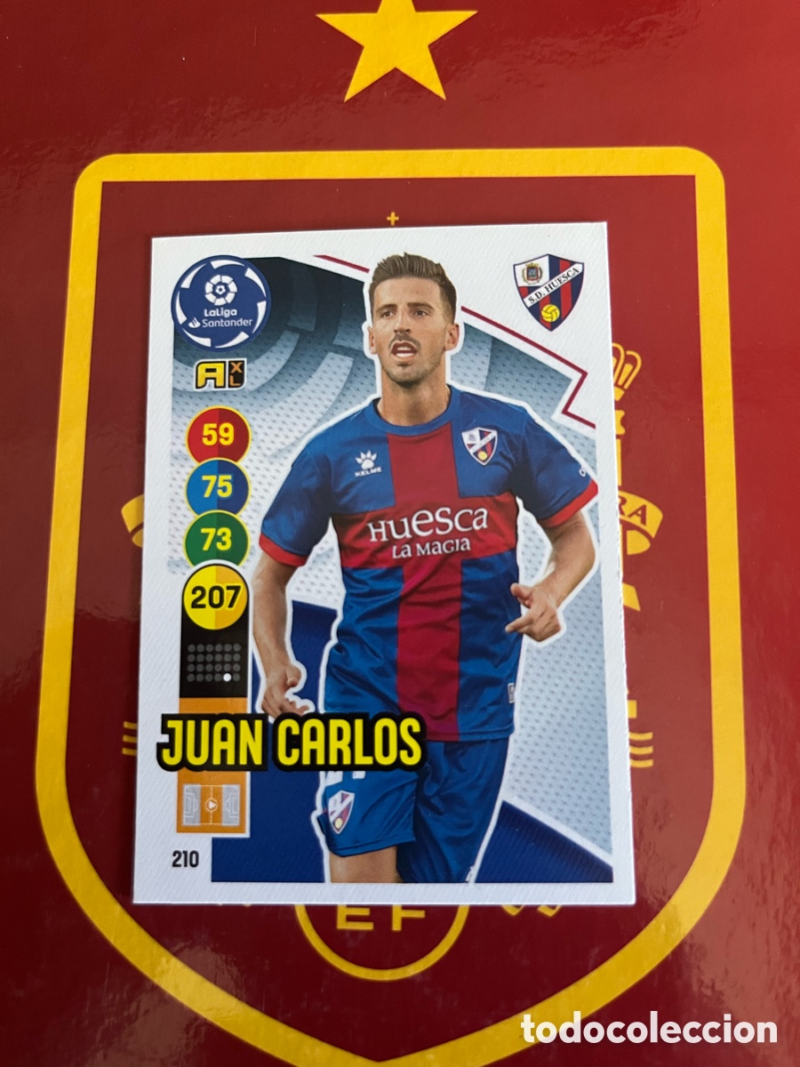 Cromos de Futebol: 210 JUAN CARLOS ADRENALYN 2020 2021 20 21 HUESCA