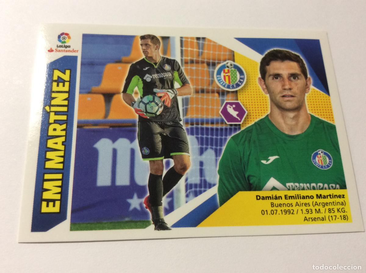 Cromos de Futebol: Emi Dibu Mart&iacute;nez 2 Getafe CF Liga Este 2017 2018 17 18 Panini