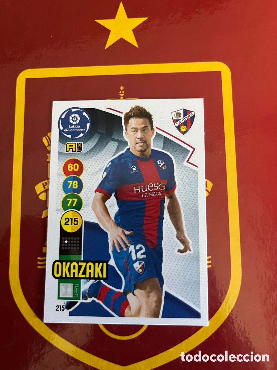 Cromos de Futebol: 215 OKAZAKI ADRENALYN 2020 2021 20 21 HUESCA