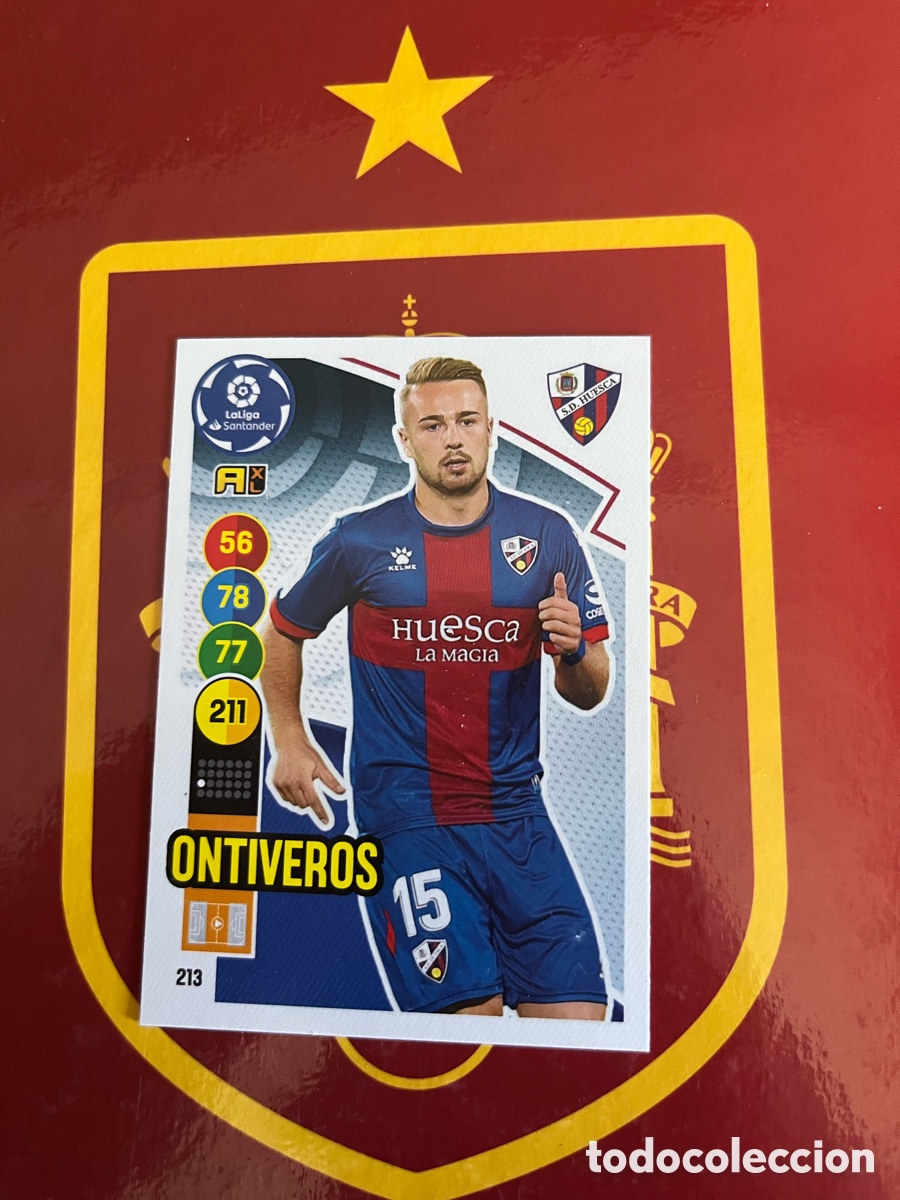 Cromos de Futebol: 213 ONTIVEROS ADRENALYN 2020 2021 20 21 HUESCA