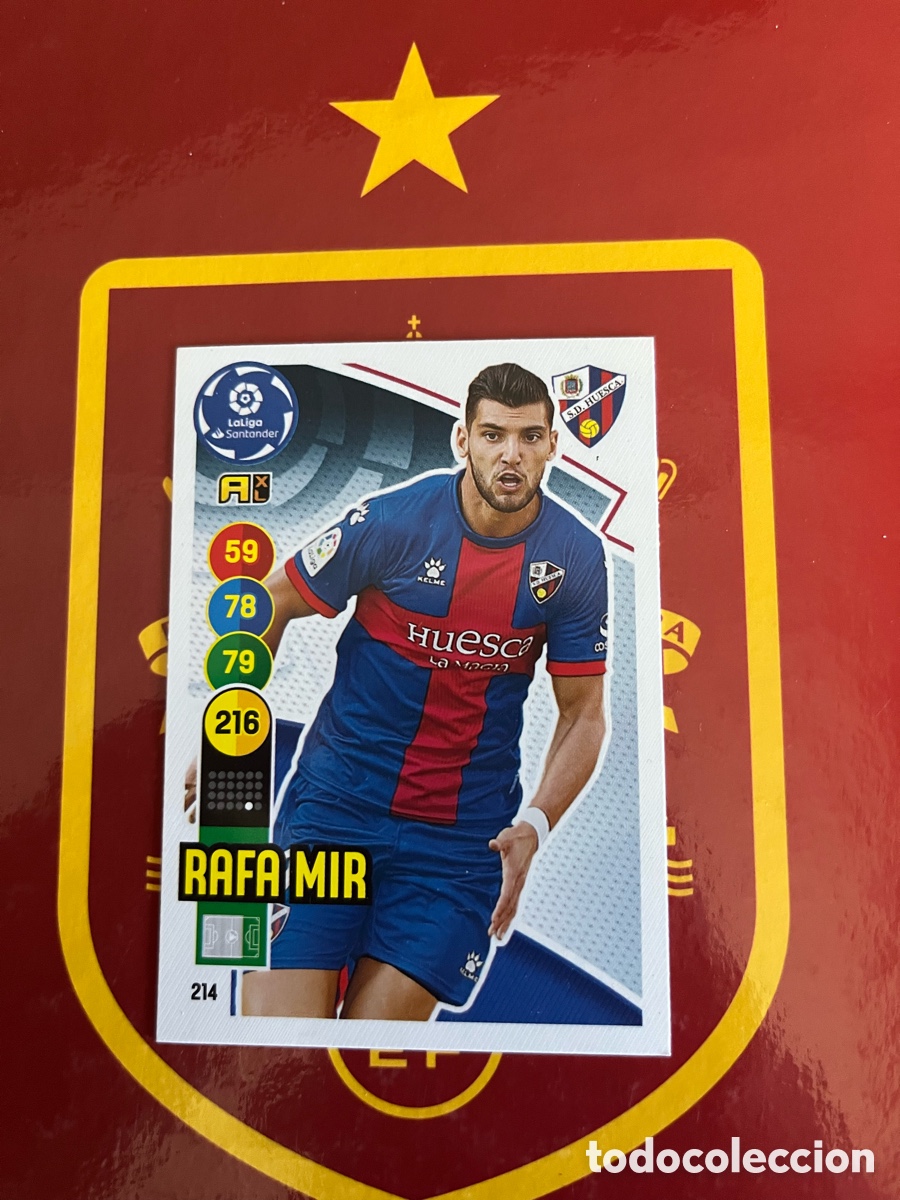 Cromos de Futebol: 214 RAFA MIR ADRENALYN 2020 2021 20 21 HUESCA