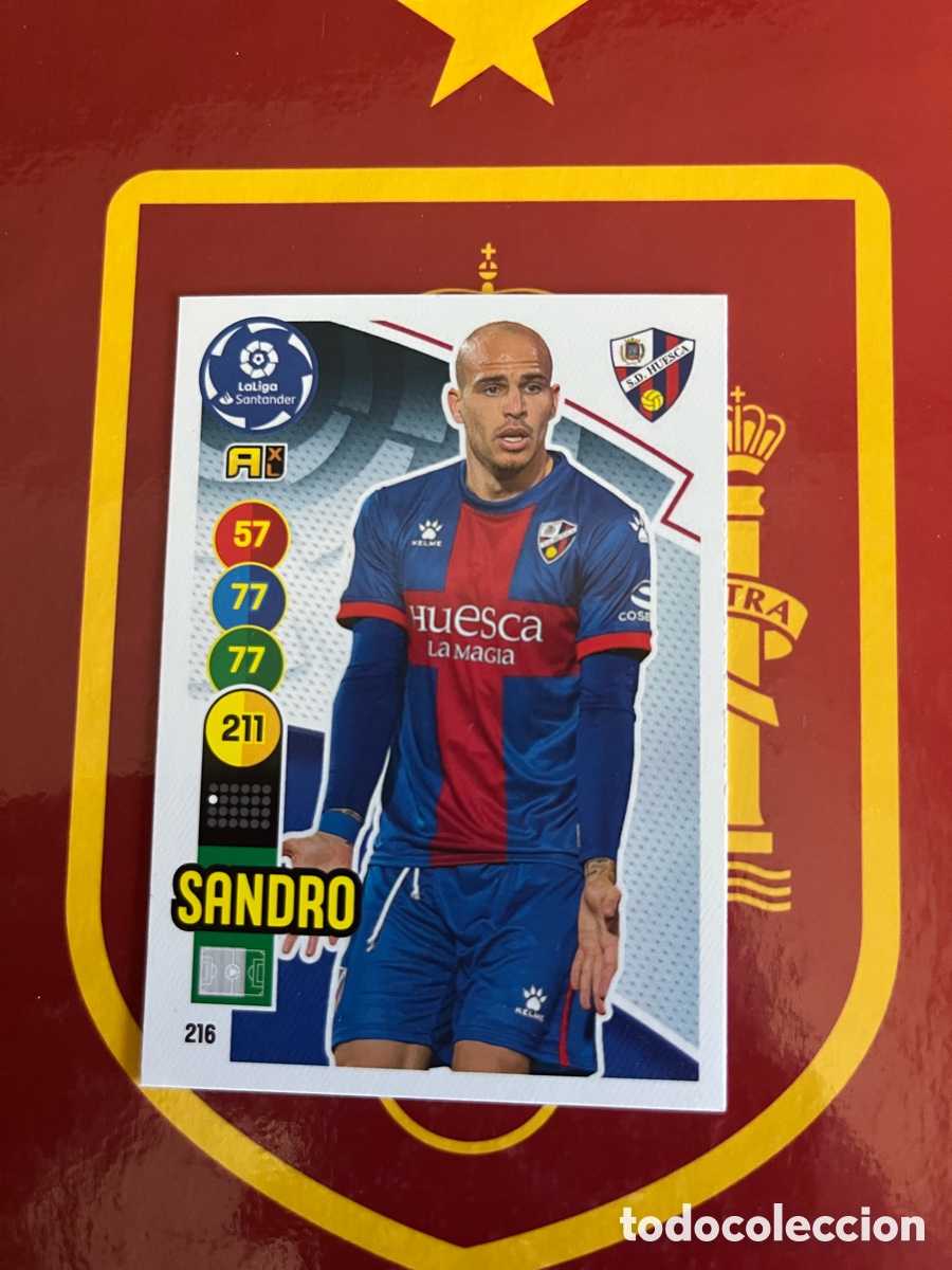 Figurine di Calcio: 216 SANDRO ADRENALYN 2020 2021 20 21 HUESCA