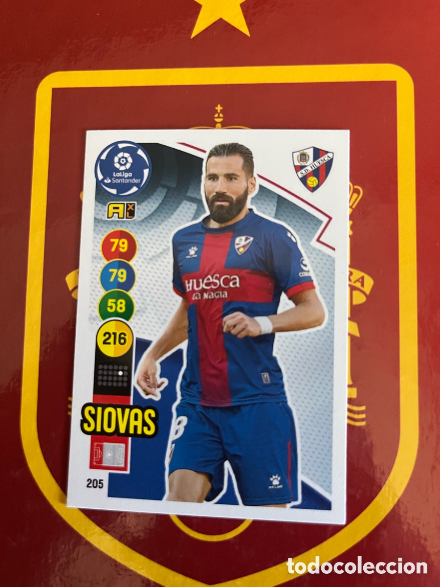 Cromos de f&uacute;tbol: 205 SIOVAS ADRENALYN 2020 2021 20 21 HUESCA