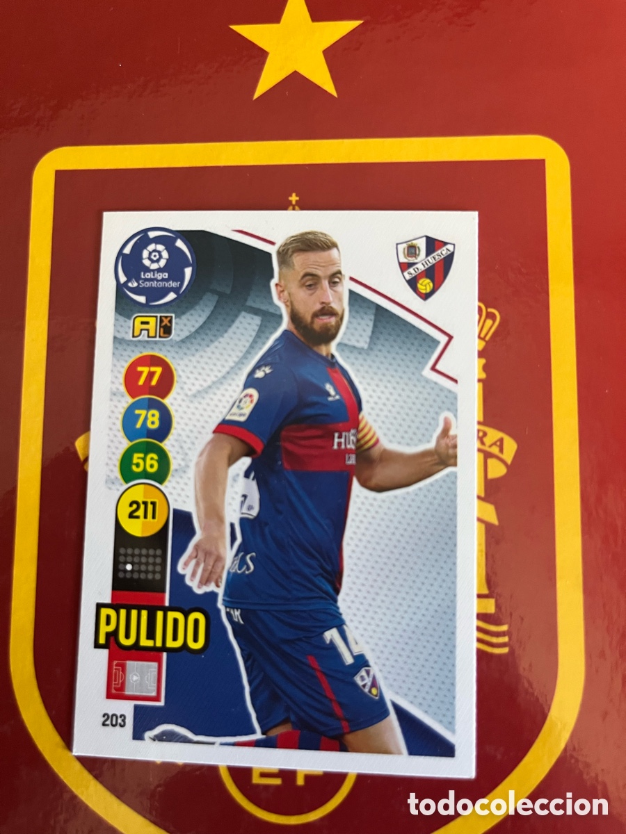 Cromos de Futebol: 203 PULIDO ADRENALYN 2020 2021 20 21 HUESCA