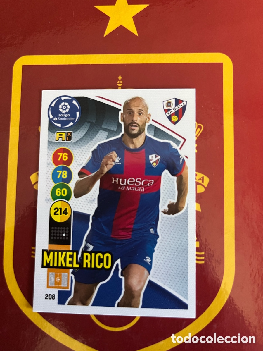 Cromos de Futebol: 208 MIKEL RICO ADRENALYN 2020 2021 20 21 HUESCA