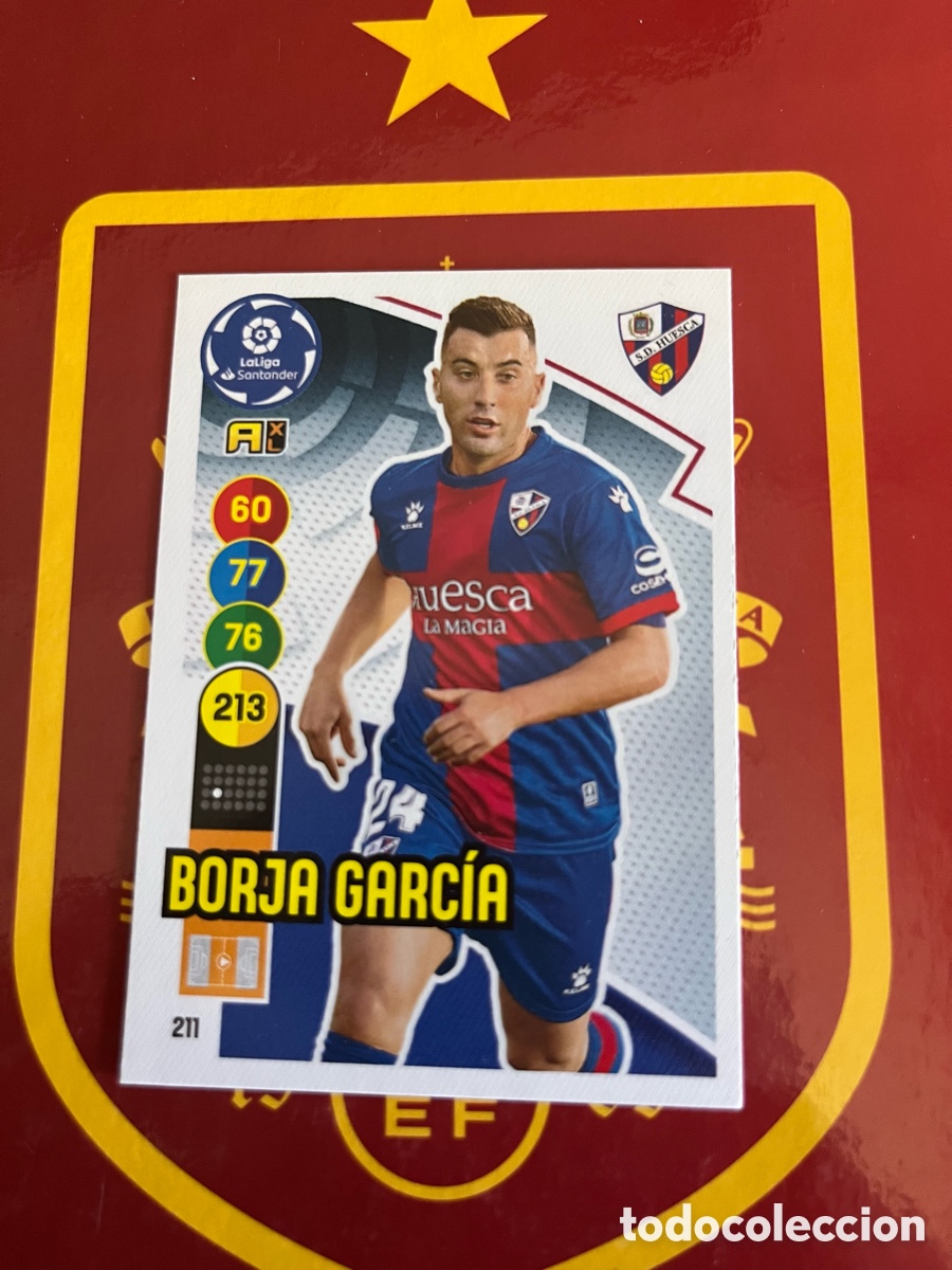 Cromos de Futebol: 211 BORJA GARC&Iacute;A ADRENALYN 2020 2021 20 21 HUESCA