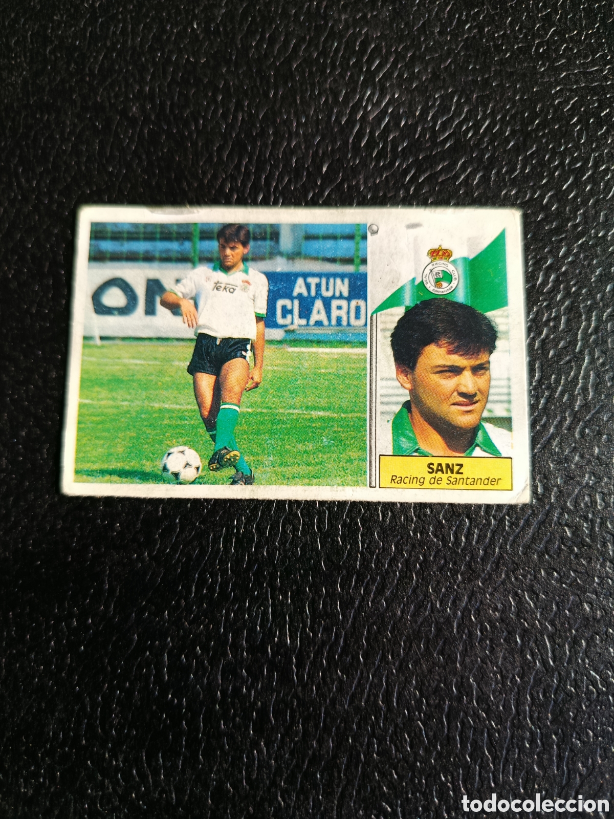 Figurine di Calcio: Cromo f&uacute;tbol liga 86 87 1986 1987 ediciones este despegado coloca Santander Racing Sanz