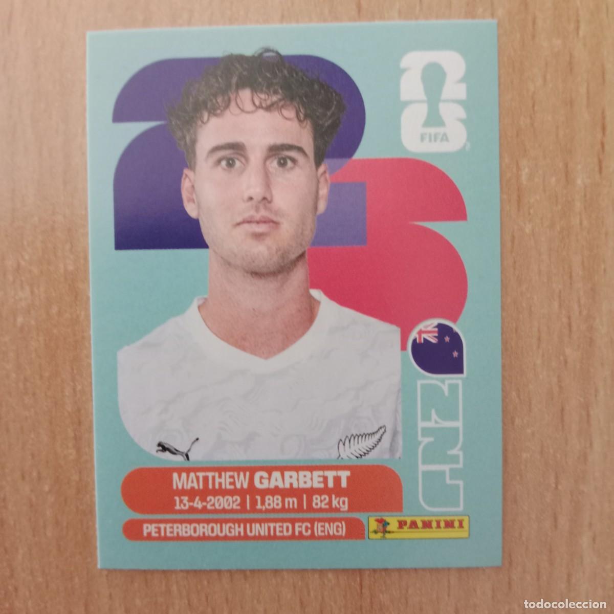 Cromos de f&uacute;tbol: MATTHEW GARBETT , NUEVA ZELANDA , STICKER CROMO N&ordm; NZL 14 , FIFA WORLD CUP 2026 - PANINI - A&Ntilde;O 2026.