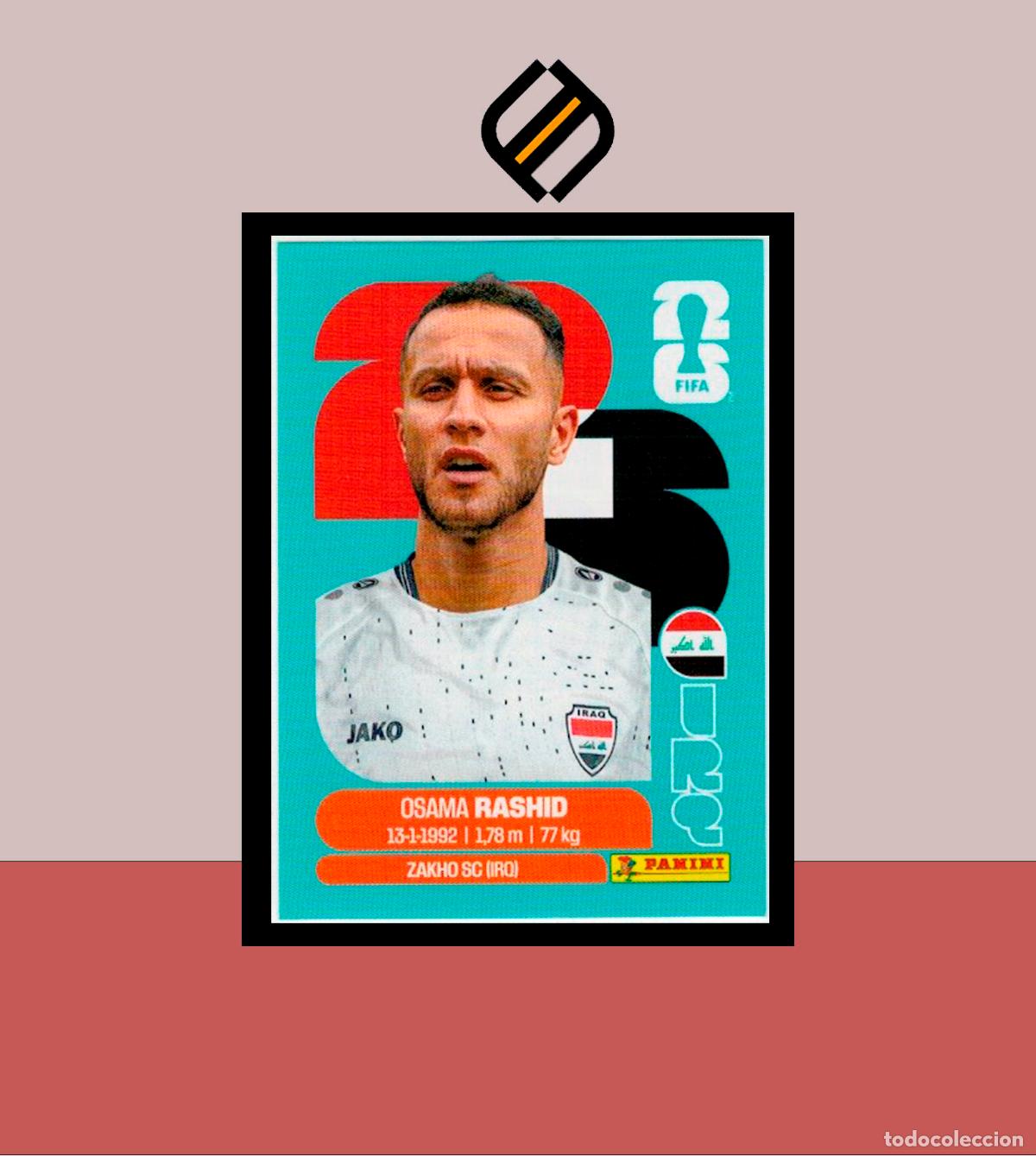 Fu&szlig;ball-Sticker: PANINI FIFA CLUB WORLD CUP 2026 26 IRQ 17 OSAMA RASHID IRAQ STICKER MUNDIAL MEX CAN USA LIGA