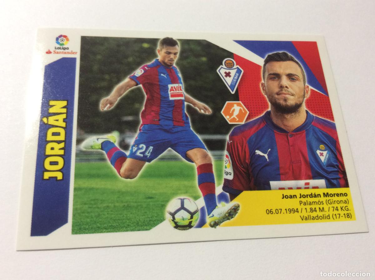 Fu&szlig;ball-Sticker: &Uacute;ltimo fichaje 30 Jord&aacute;n SD Eibar Liga Este 2017 2018 17 18 Panini