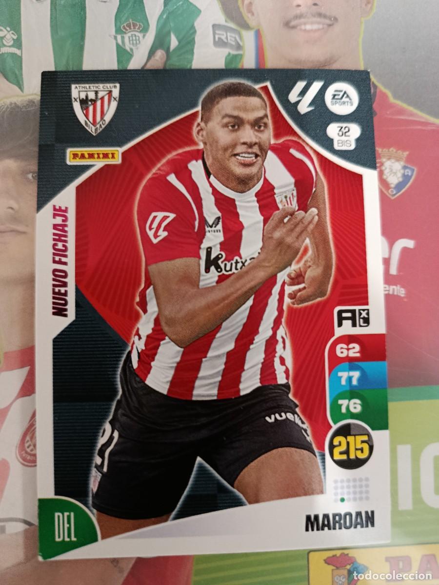 Cromos de f&uacute;tbol: Adrenalyn 24/25. 32 bis- Maroan. Athletic de Bilbao. Nuevo fichaje..