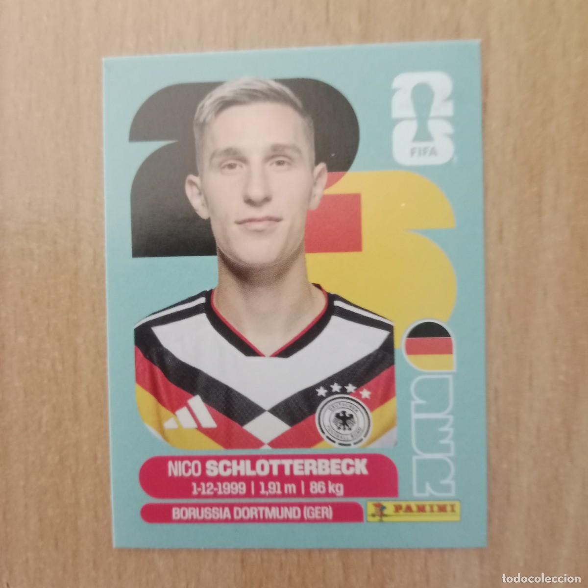 Cromos de f&uacute;tbol: NICO SCHLOTTERBECK , ALEMANIA , STICKER CROMO N&ordm; GER 5 , FIFA WORLD CUP 2026 - PANINI - A&Ntilde;O 2026.