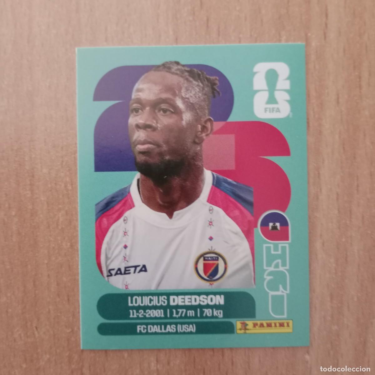 Cromos de f&uacute;tbol: LOUICIUS DEEDSON , HAITI , STICKER CROMO N&ordm; HAI 19 , FIFA WORLD CUP 2026 - PANINI - A&Ntilde;O 2026.