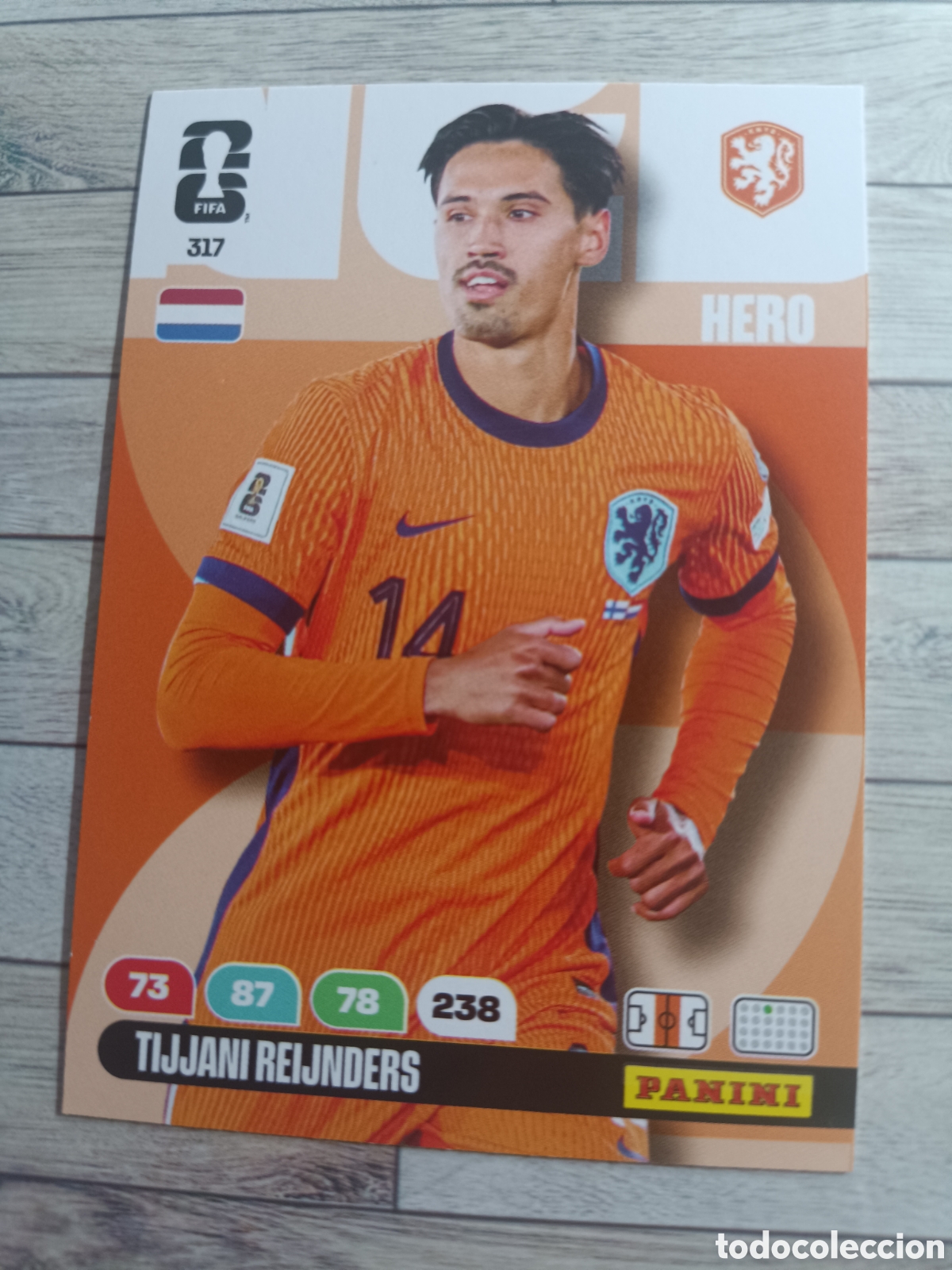 Cromos de f&uacute;tbol: 317 TIJJANI REIJNDERS HOLANDA HERO ADRENALYN XL MUNDIAL FIFA WORLD CUP 2026 PANINI