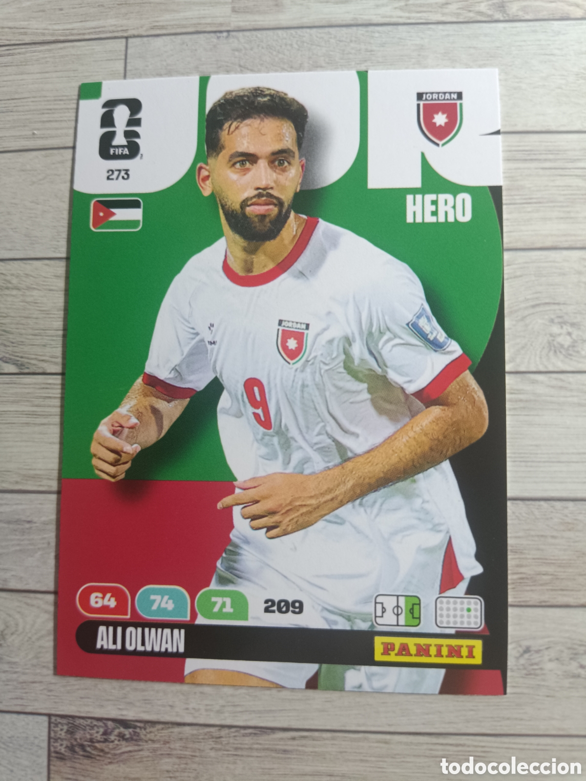 Cromos de f&uacute;tbol: 273 ALI OLWAN JORDANIA HERO ADRENALYN XL MUNDIAL FIFA WORLD CUP 2026 PANINI