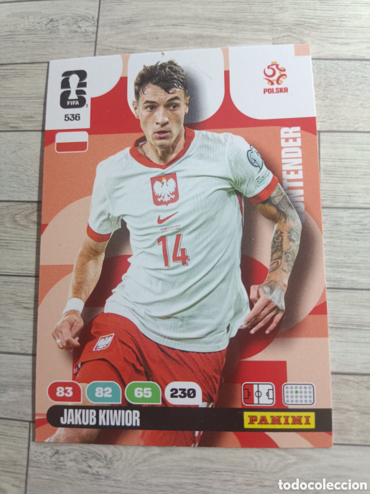 Figurine di Calcio: 536 KIWIOR POLONIA CONTENDER ADRENALYN XL MUNDIAL FIFA WORLD CUP 2026 PANINI