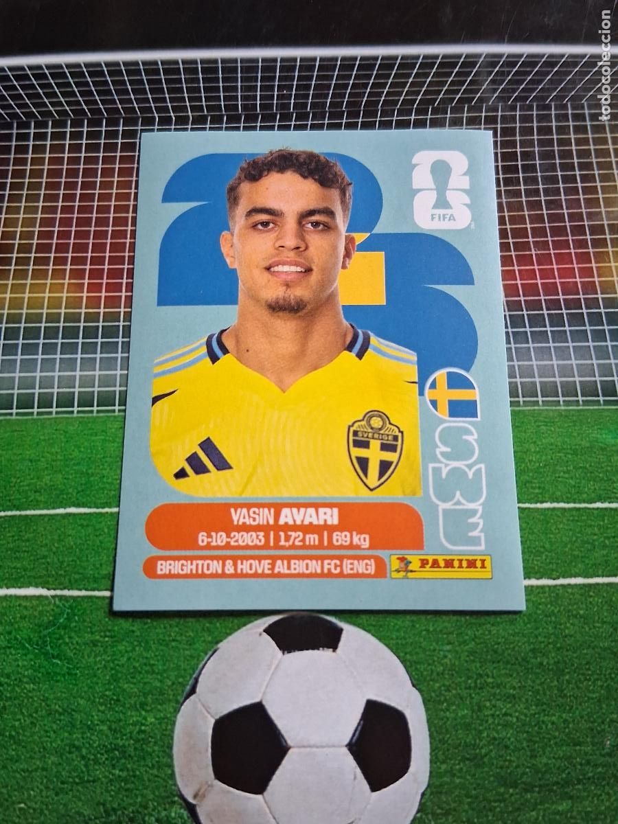 Figurine di Calcio: SWE 11 AVARI SUECIA CROMO STICKERS FUTBOL MUNDIAL FIFA 2026 MEXICO - EEUU - CANADA PANINI