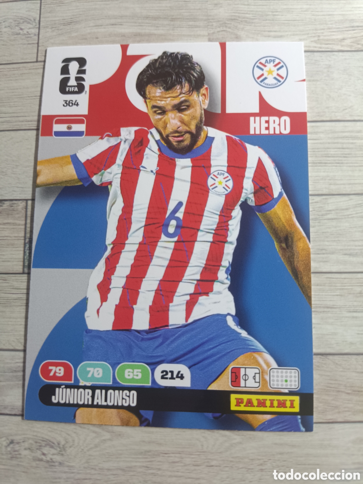 Figurine di Calcio: 364 JUNIOR ALONSO PARAGUAY HERO ADRENALYN XL MUNDIAL FIFA WORLD CUP 2026 PANINI
