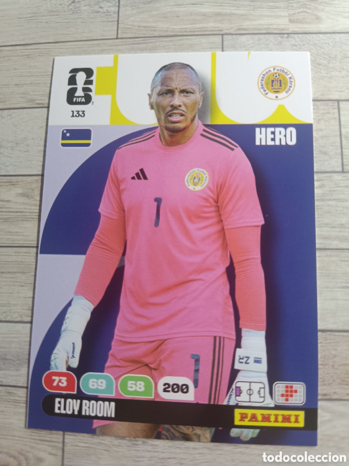 Figurine di Calcio: 133 ELOY ROOM CURAZAO HERO ADRENALYN XL MUNDIAL FIFA WORLD CUP 2026 PANINI
