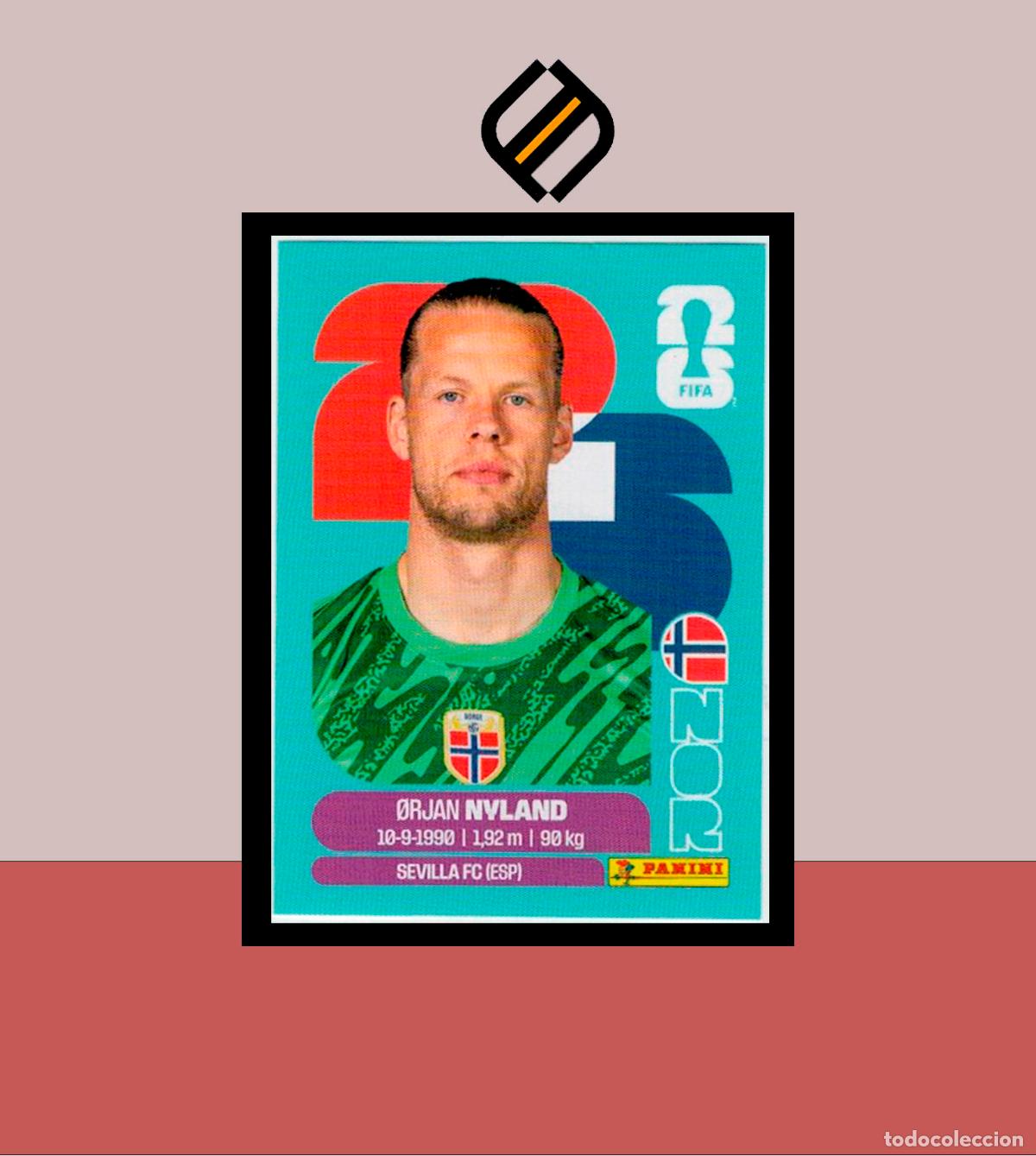 Figurine di Calcio: PANINI FIFA CLUB WORLD CUP 2026 26 NOR 2 ORJAN NYLAND NORUEGA STICKER MUNDIAL MEX CAN USA LIGA
