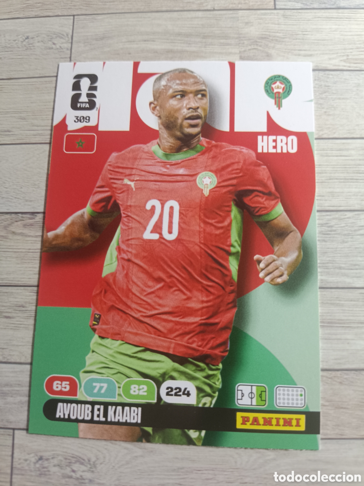 Figurine di Calcio: 309 AYOUB EL KAABI MARRUECOS HERO ADRENALYN XL MUNDIAL FIFA WORLD CUP 2026 PANINI