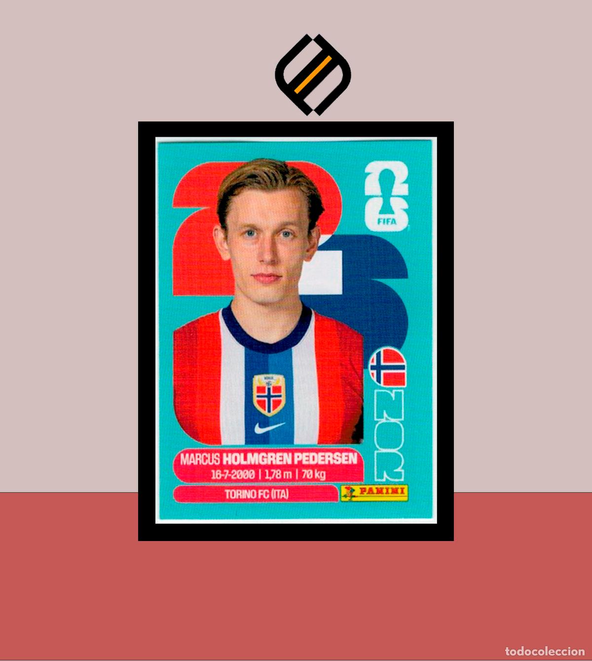 Figurine di Calcio: PANINI FIFA CLUB WORLD CUP 2026 NOR 6 MARCUS HOLMGREN PEDERSEN NORUEGA STICKER MUNDIAL MEX CAN USA