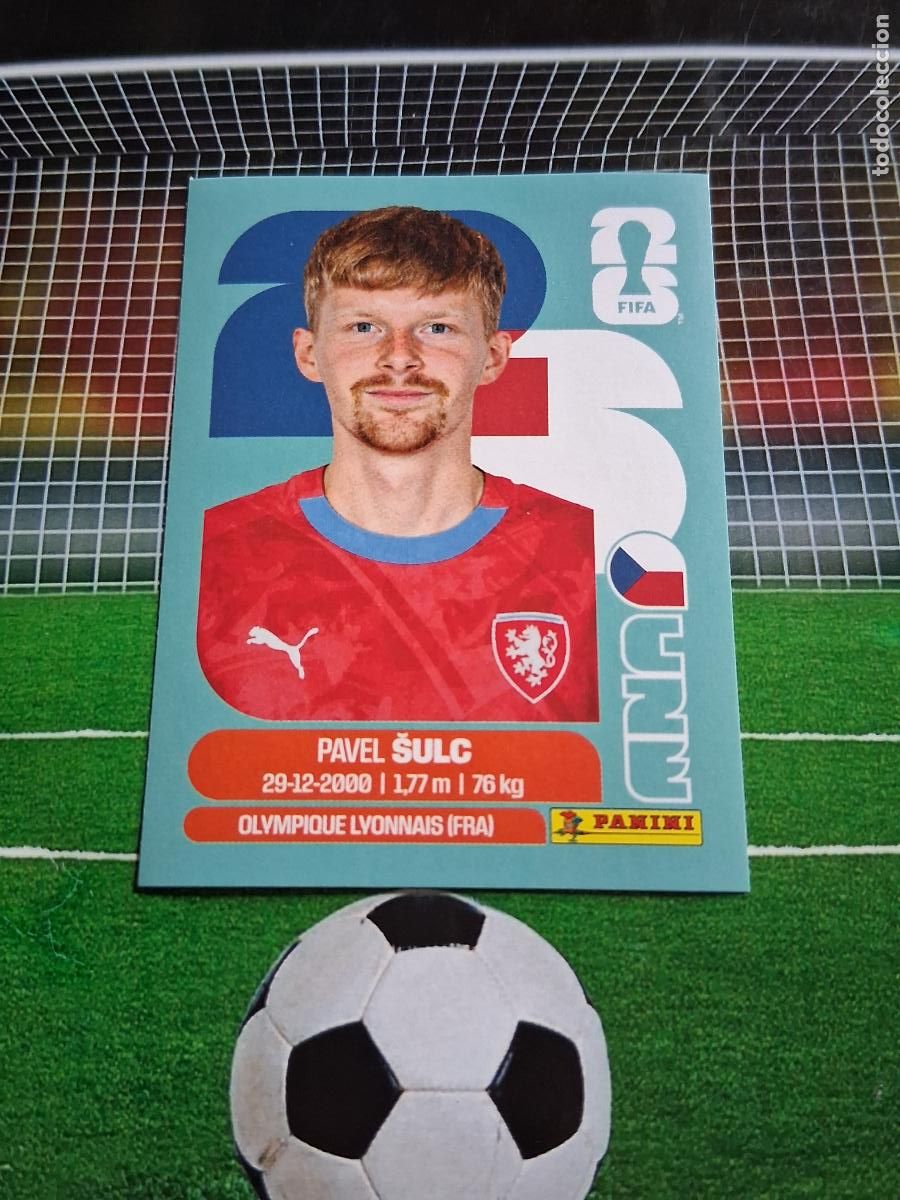 Figurine di Calcio: CZE 14 PAVEL SULC CHEQUIA CROMO STICKERS FUTBOL MUNDIAL FIFA 2026 MEXICO - EEUU - CANADA PANINI