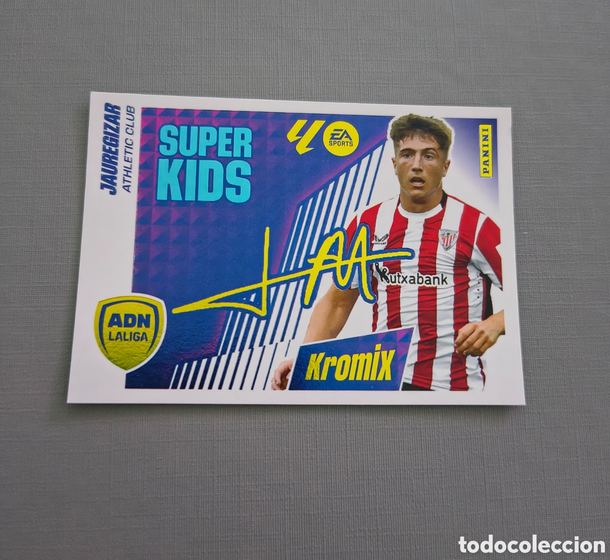 Figurine di Calcio: LALIGA ESTE 2025 2026 EA SPORTS 25 26 ALBUM PANINI ADN LALIGA SUPER KIDS KROMIX N. K11 JAUREGIZAR AT