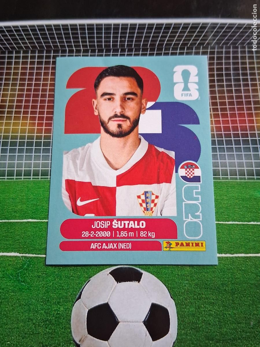 Figurine di Calcio: CRO 7 SUTALO CROACIA CROMO STICKERS FUTBOL MUNDIAL FIFA 2026 MEXICO - EEUU - CANADA PANINI