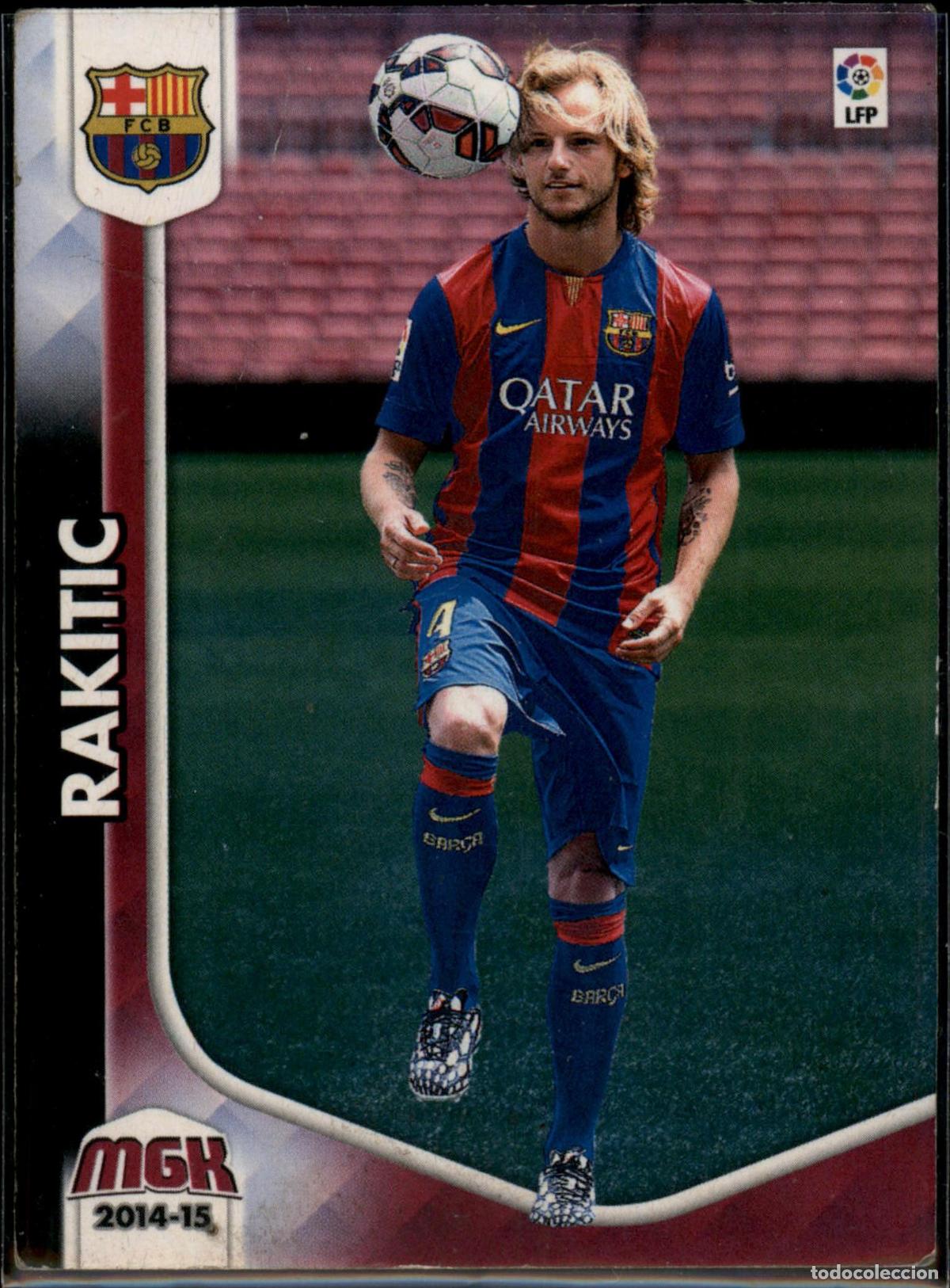 Figurine di Calcio: Rakitic Nuevo Fichaje N&ordm; 442 Bar&ccedil;a (Barcelona) Liga BBVA LFP Megacracks 2014 2015 Panini 14 15