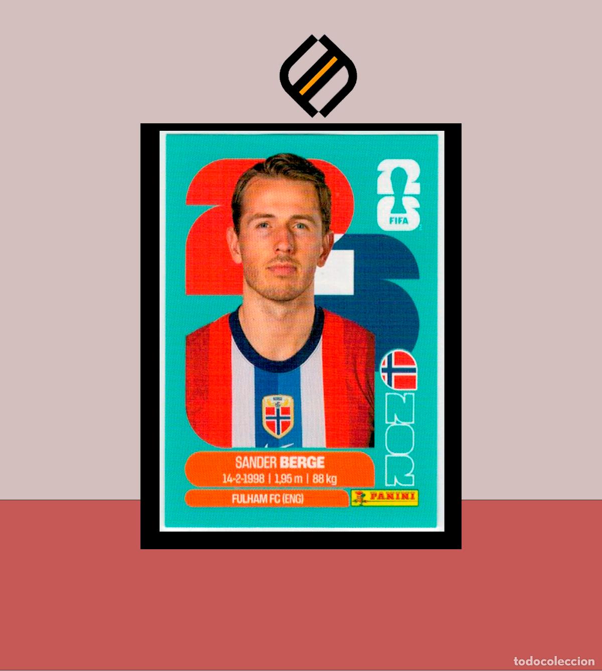 Figurine di Calcio: PANINI FIFA CLUB WORLD CUP 2026 26 NOR 11 SANDER BERGE NORUEGA STICKER MUNDIAL MEX CAN USA