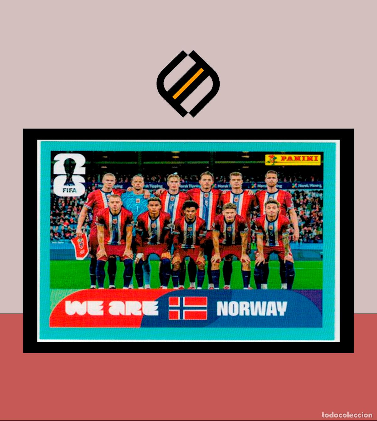 Figurine di Calcio: PANINI FIFA CLUB WORLD CUP 2026 26 NOR 13 ALINEACI&Oacute;N NORUEGA STICKER MUNDIAL MEX CAN USA