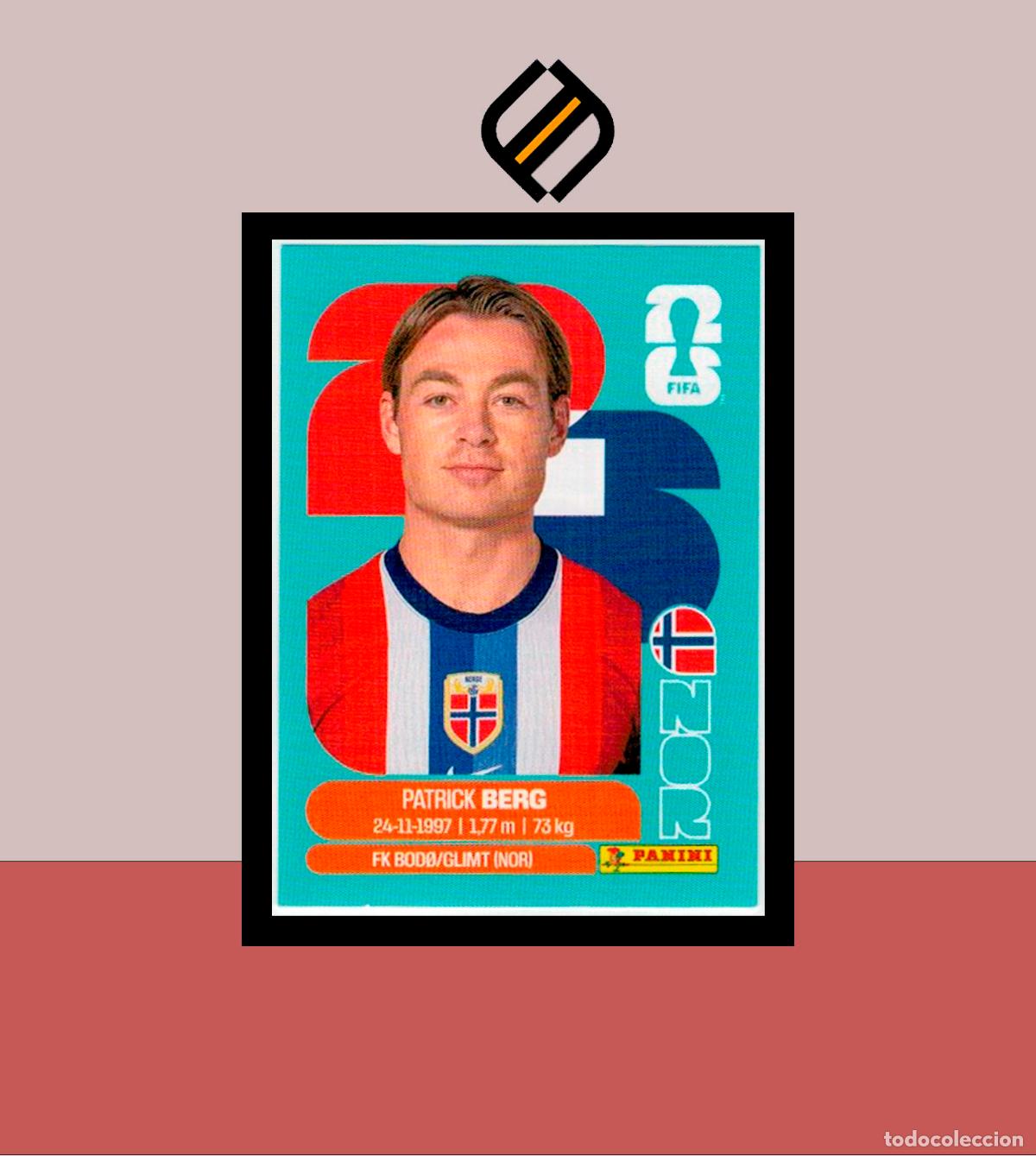 Cromos de f&uacute;tbol: PANINI FIFA CLUB WORLD CUP 2026 26 NOR 14 PATRICK BERG NORUEGA STICKER MUNDIAL MEX CAN USA