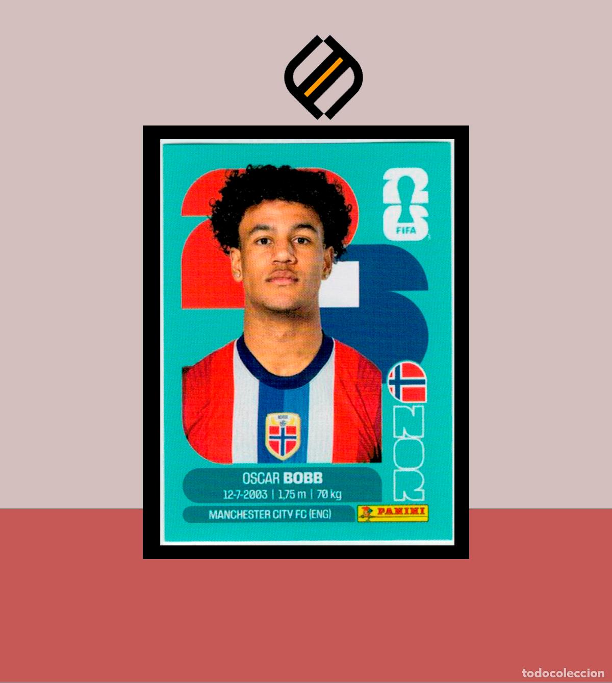Cromos de f&uacute;tbol: PANINI FIFA CLUB WORLD CUP 2026 26 NOR 20 OSCAR BOBB NORUEGA STICKER MUNDIAL MEX CAN USA