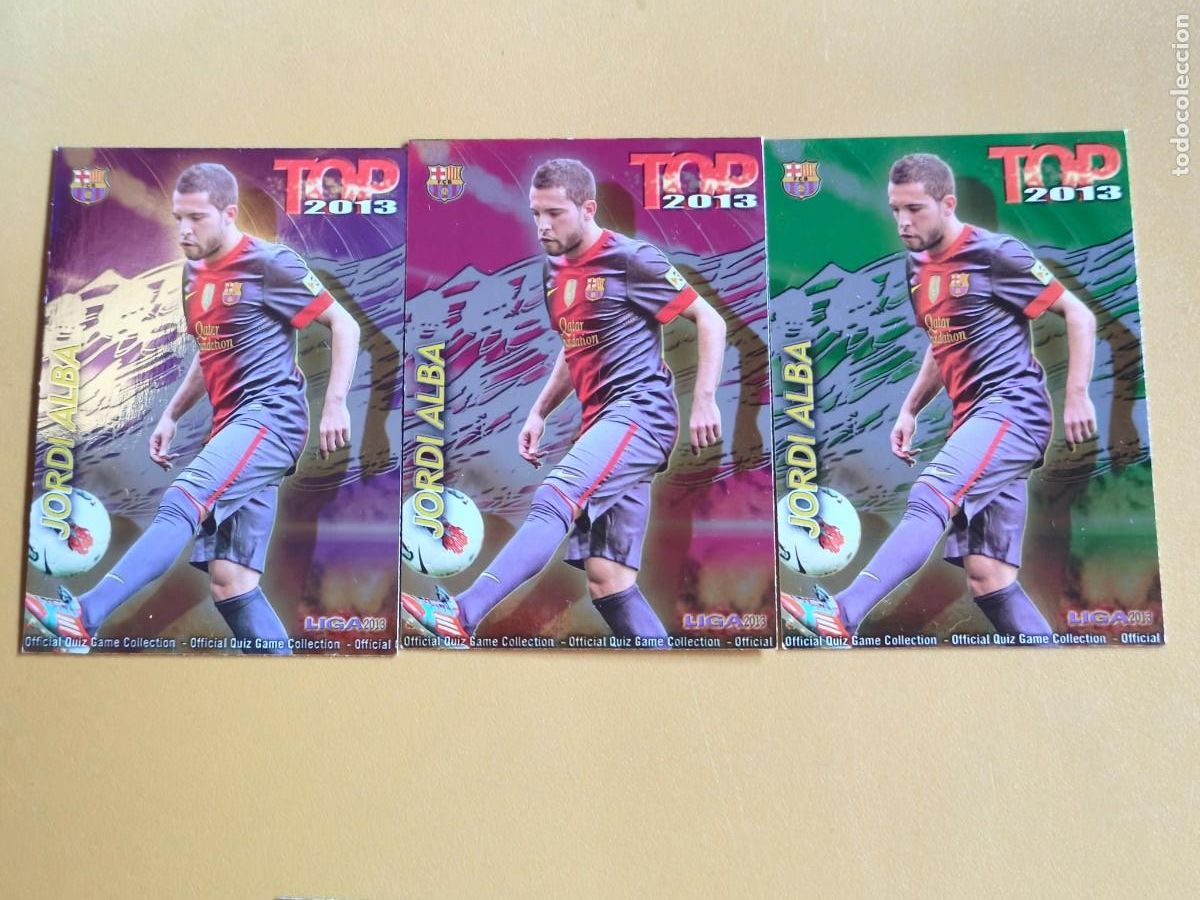 Football Stickers: jordi alba, 2013 top mundicromo
