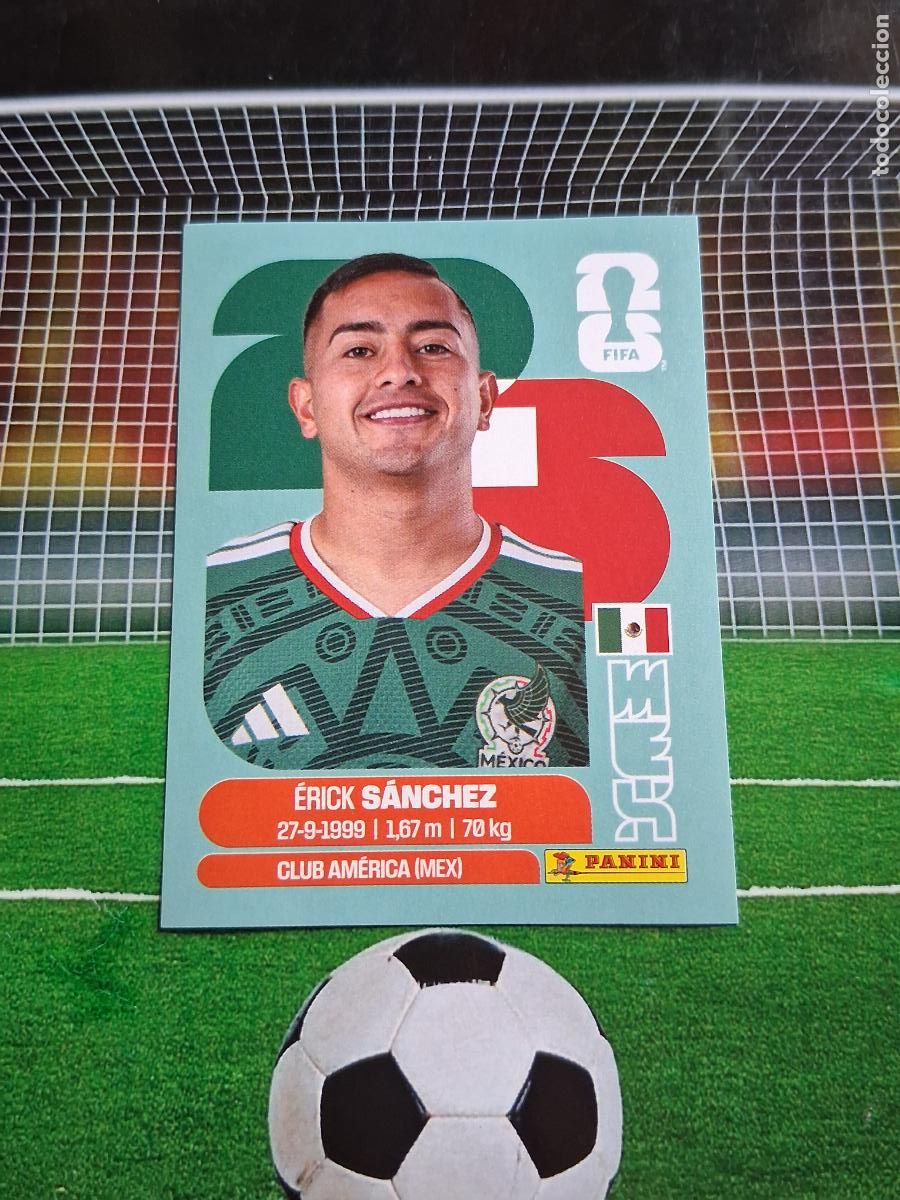 Cromos de Futebol: MEX 14 ERICK SANCHEZ MEXICO CROMO STICKERS FUTBOL MUNDIAL FIFA 2026 MEXICO - EEUU - CANADA PANINI