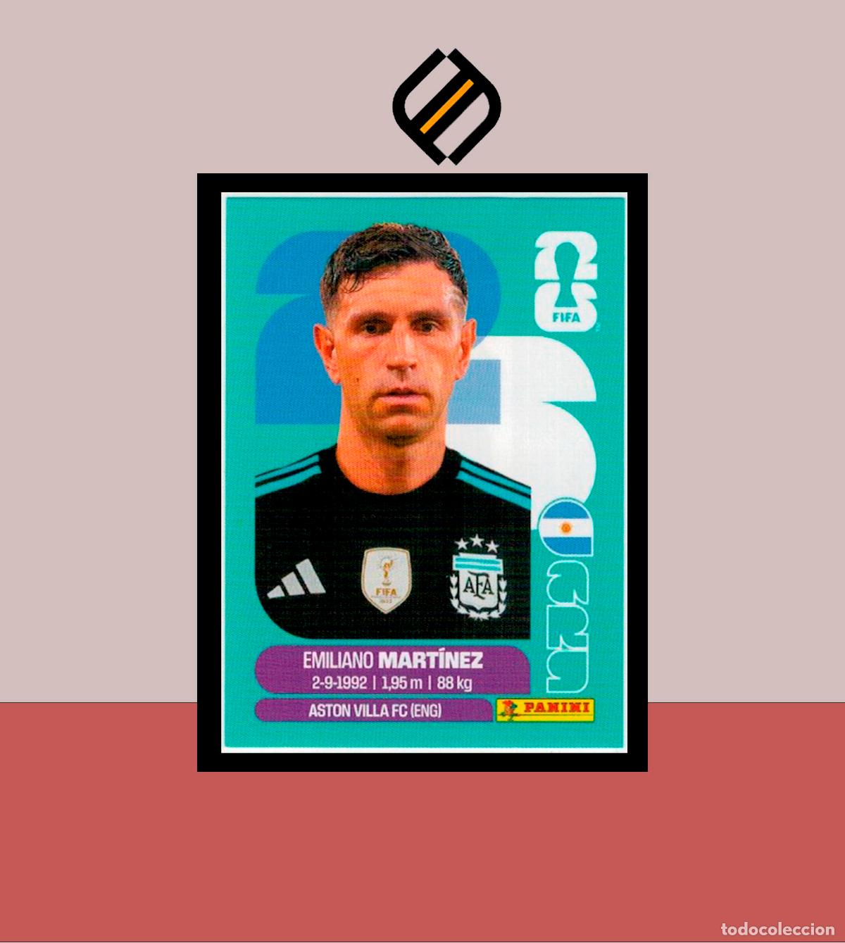 Figurine di Calcio: PANINI FIFA CLUB WORLD CUP 2026 26 ARG 2 EMILIANO MART&Iacute;NEZ ARGENTINA STICKER MUNDIAL MEX CAN USA