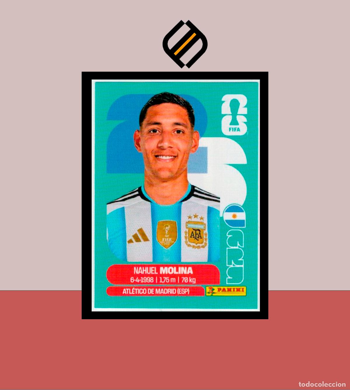 Figurine di Calcio: PANINI FIFA CLUB WORLD CUP 2026 26 ARG 3 NAHUEL MOLINA ARGENTINA STICKER MUNDIAL MEX CAN USA