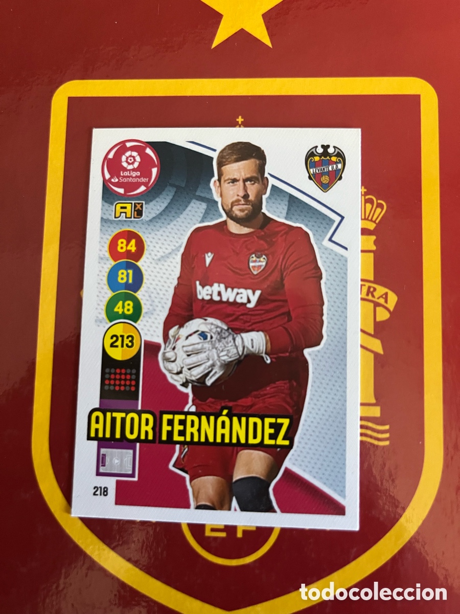 Figurine di Calcio: 218 AITOR FERN&Aacute;NDEZ ADRENALYN 2020 2021 20 21 LEVANTE