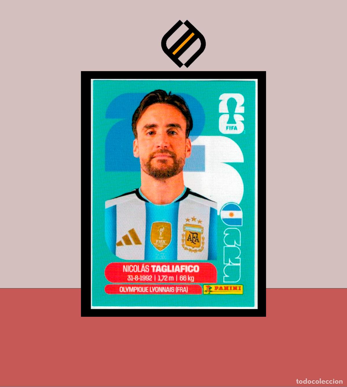 Figurine di Calcio: PANINI FIFA CLUB WORLD CUP 2026 26 ARG 6 NICOL&Aacute;S TAGLIAFICO ARGENTINA STICKER MUNDIAL MEX CAN USA