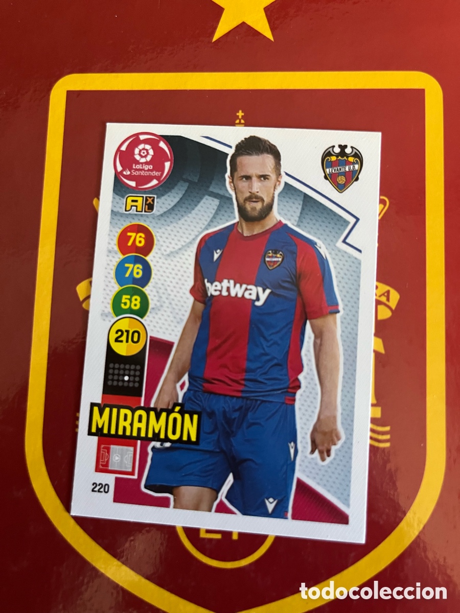 Figurine di Calcio: 220 MIRAM&Oacute;N ADRENALYN 2020 2021 20 21 LEVANTE