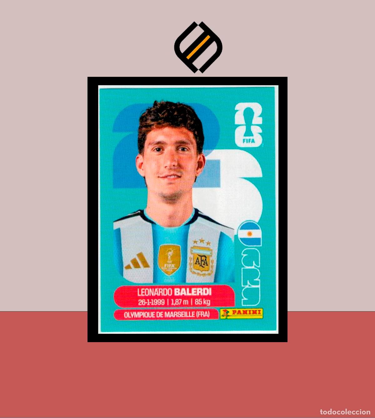 Figurine di Calcio: PANINI FIFA CLUB WORLD CUP 2026 26 ARG 7 LEONARDO BALERDI ARGENTINA STICKER MUNDIAL MEX CAN USA