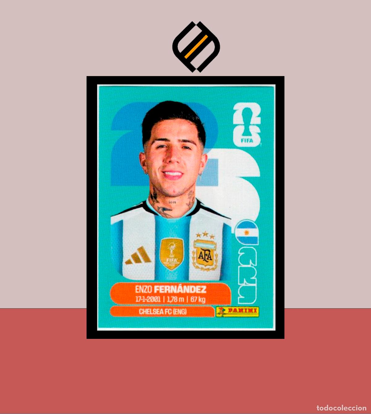 Figurine di Calcio: PANINI FIFA CLUB WORLD CUP 2026 26 ARG 8 ENZO FARN&Aacute;NDEZ ARGENTINA STICKER MUNDIAL MEX CAN USA