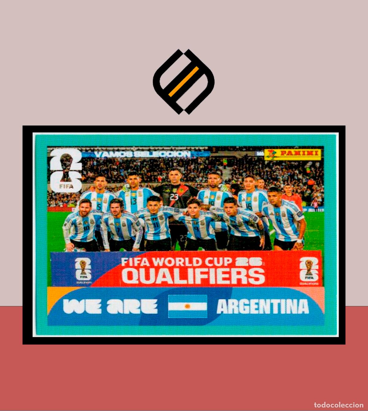 Cromos de f&uacute;tbol: PANINI FIFA CLUB WORLD CUP 2026 26 ARG 13 ALINEACI&Oacute;N ARGENTINA STICKER MUNDIAL MEX CAN USA