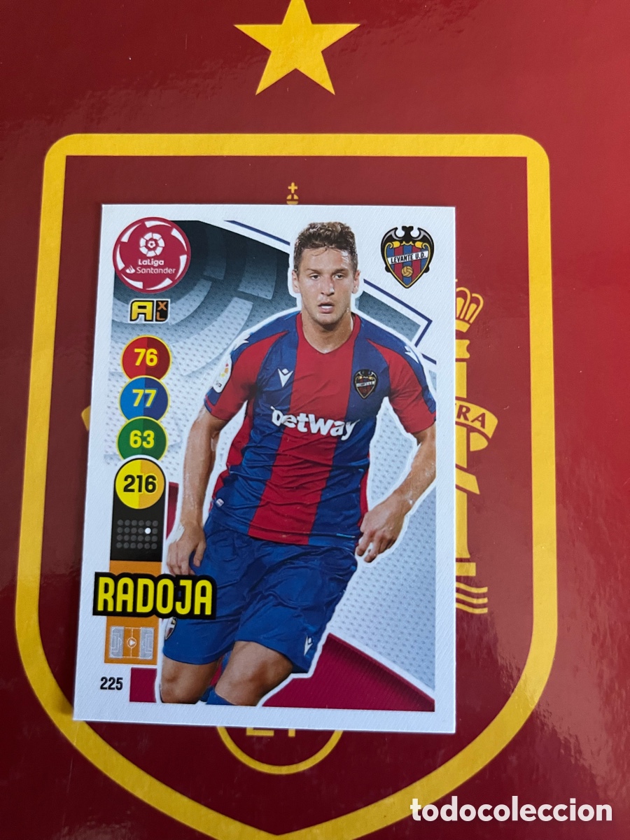 Cromos de f&uacute;tbol: 225 RADOJA ADRENALYN 2020 2021 20 21 LEVANTE