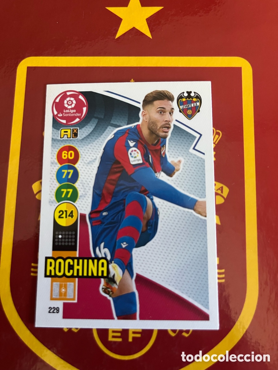 Cromos de f&uacute;tbol: 229 ROCHINA ADRENALYN 2020 2021 20 21 LEVANTE