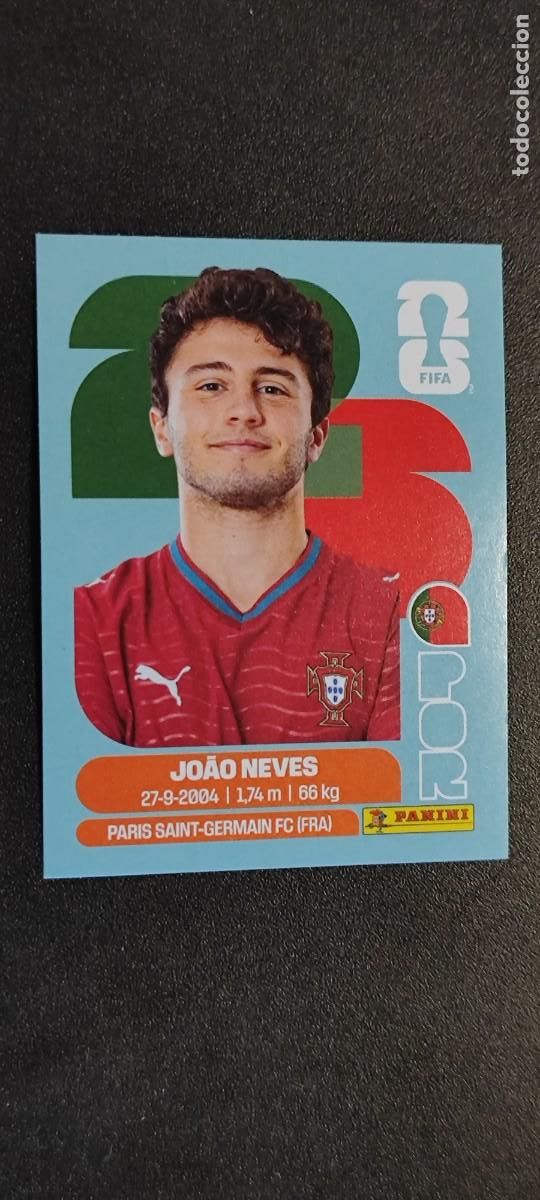 Cromos de f&uacute;tbol: FIFA WORLD CUP 2026 STICKER JOAO NEVES PORTUGAL # POR14 PANINI