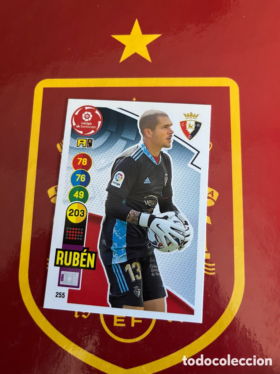 Cromos de f&uacute;tbol: 255 RUB&Eacute;N ADRENALYN 2020 2021 20 21 OSASUNA