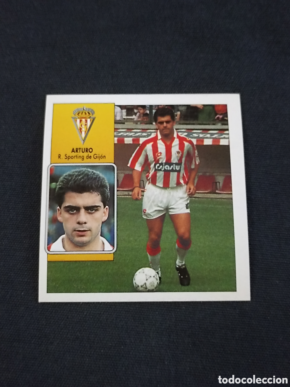 Cromos de f&uacute;tbol: Arturo ( Real Sporting de Gij&oacute;n ). Liga este 92-93. Nunca pegado